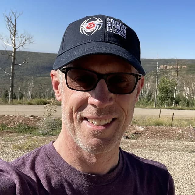 Courtland Keith, D.C., in the Moab high country